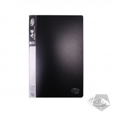 CARPETA A4 20 FUNDAS NEGRO ADIX