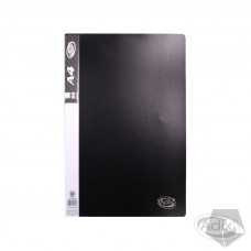 CARPETA A4 60 FUNDAS NEGRO (009) ADIX