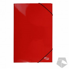 CARPETA OFICIO CARTON C/ELASTICO ROJO(001) ADIX