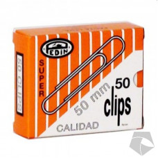 CLIPS METAL REDONDO 50MM 50UN PEDIN