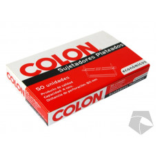 ACCOCLIPS METALICO PLATEADO 50 UNID. COLON