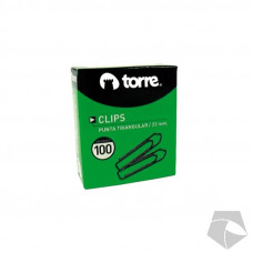 CLIPS N°1 P/TRIANGULAR 100UN 33MM TORRE