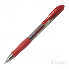 LAPIZ TINTA GEL 0.7MM G-2 RETRACTIL ROJO PILOT