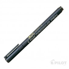 LAPIZ FIBRA 0.5MM NEGRO SWDR PILOT