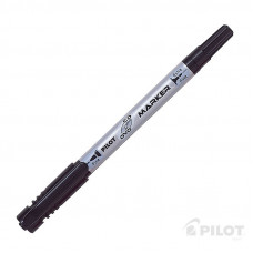 MARCADOR PERMAN. DOBLE CD Y DVD 0.7MM NEGRO PILOT