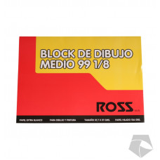 BLOCK MEDIO N°99 1/8 10HJ. 106G ROSS