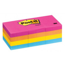 NOTA ADH. CUBO 653-AN 12UN COLORES NEON 3M