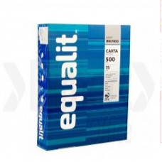 PAPEL FOTOCOPIA CARTA 500HJ AZUL 75GR EQUALIT