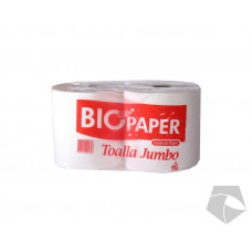 TOALLA PAPEL 2 ROLL.250 MT. H/S BIOPAPER