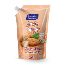 JABON LIQ. 1000ML D/P AVENA ACEITE ALM  BALLERINA